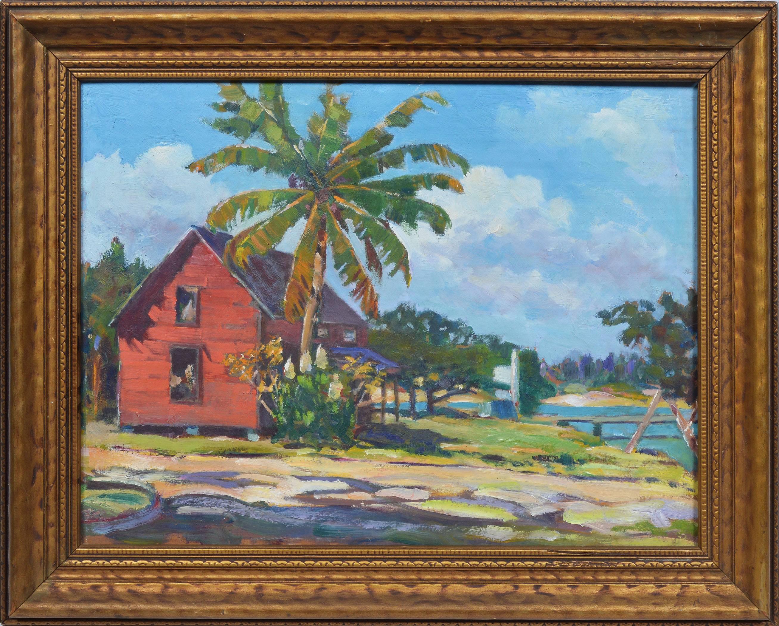 Unknown Landscape Painting - Old Florida Landscape