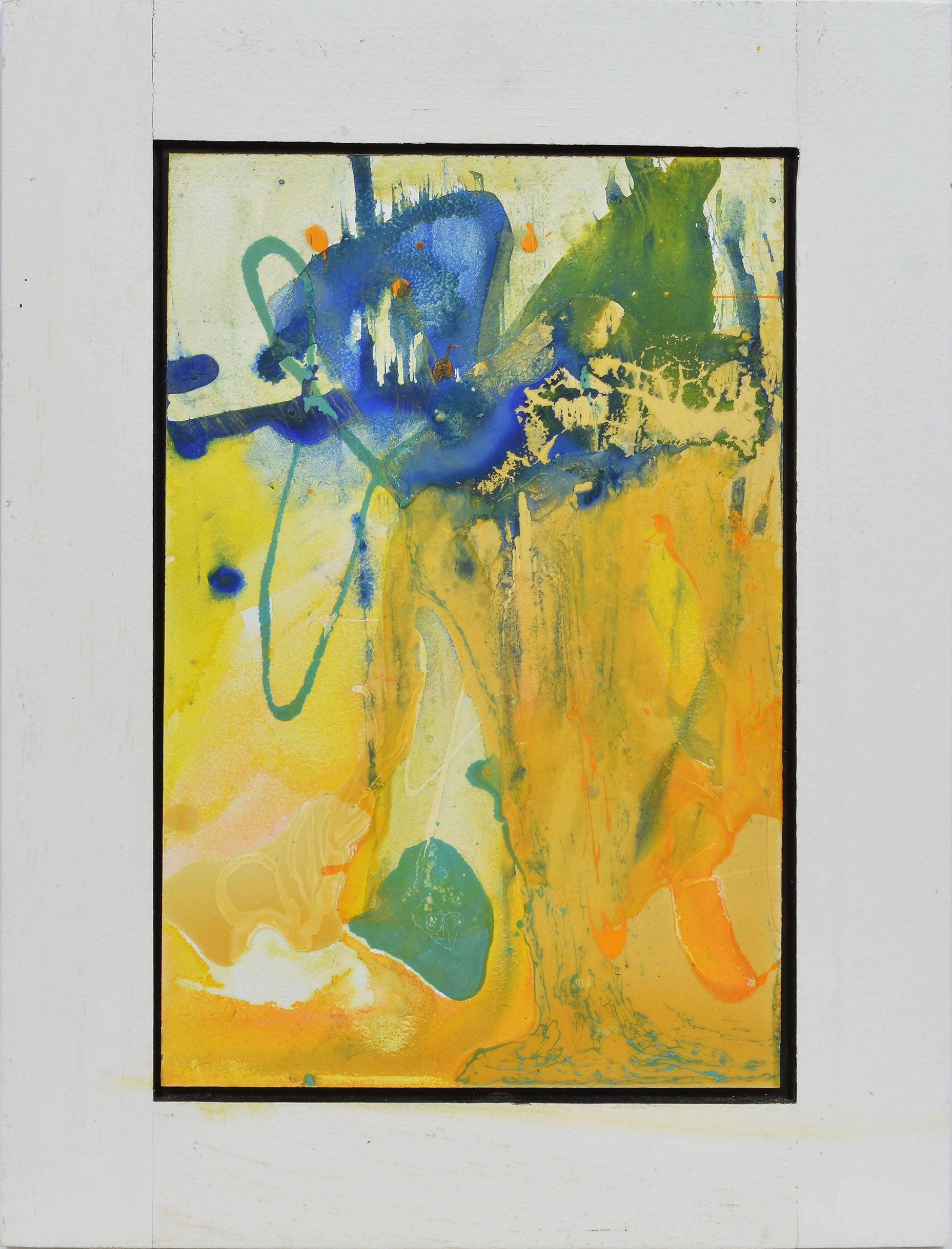 Unknown Abstract Painting - Mid Century Modern Abstraction
