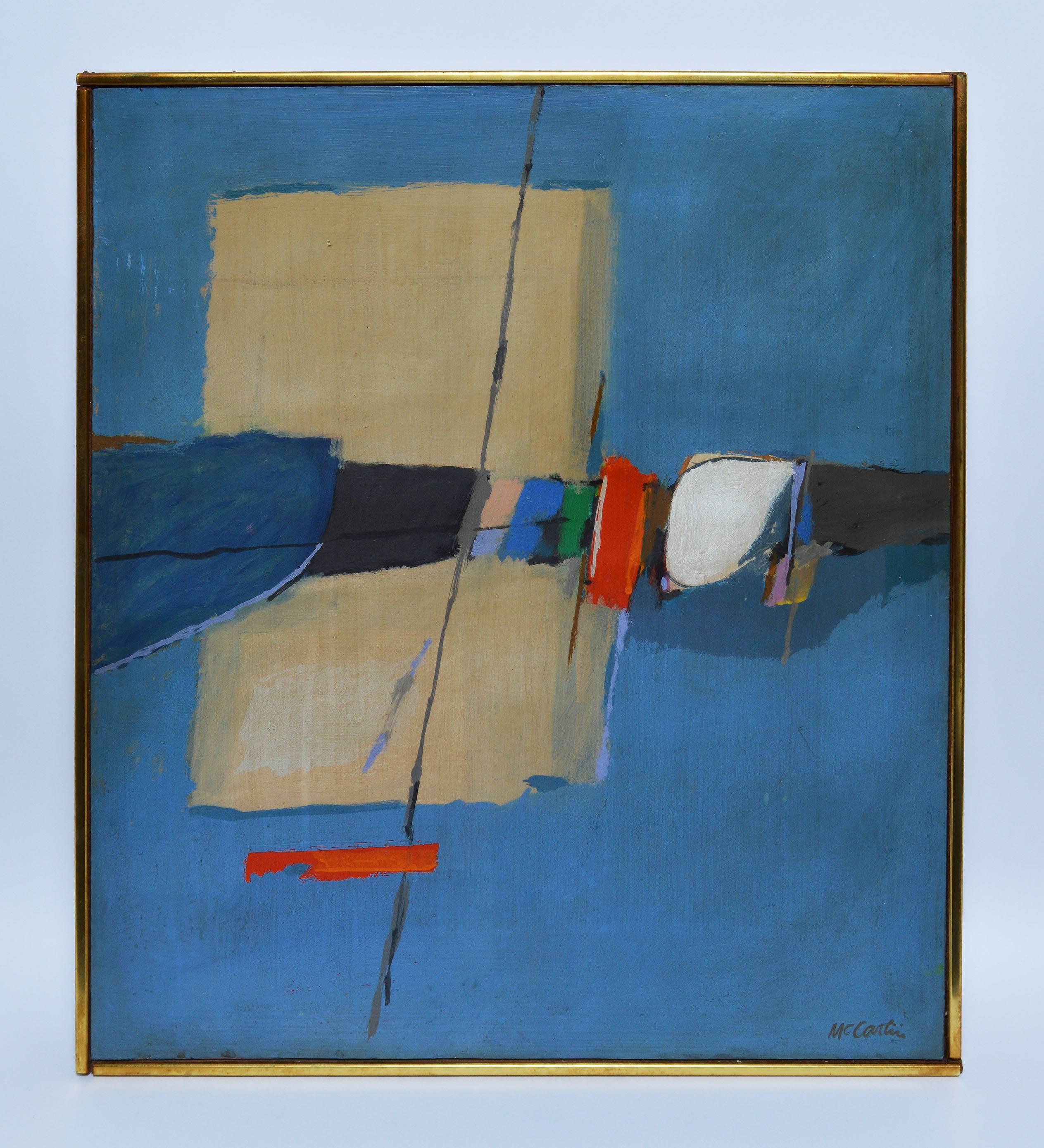 Abstrakte Komposition – Painting von William McCartin