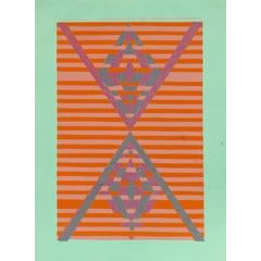 Mid Century Modern Geometric Abstract Print 11
