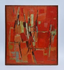 Abstract Expressionist Composition