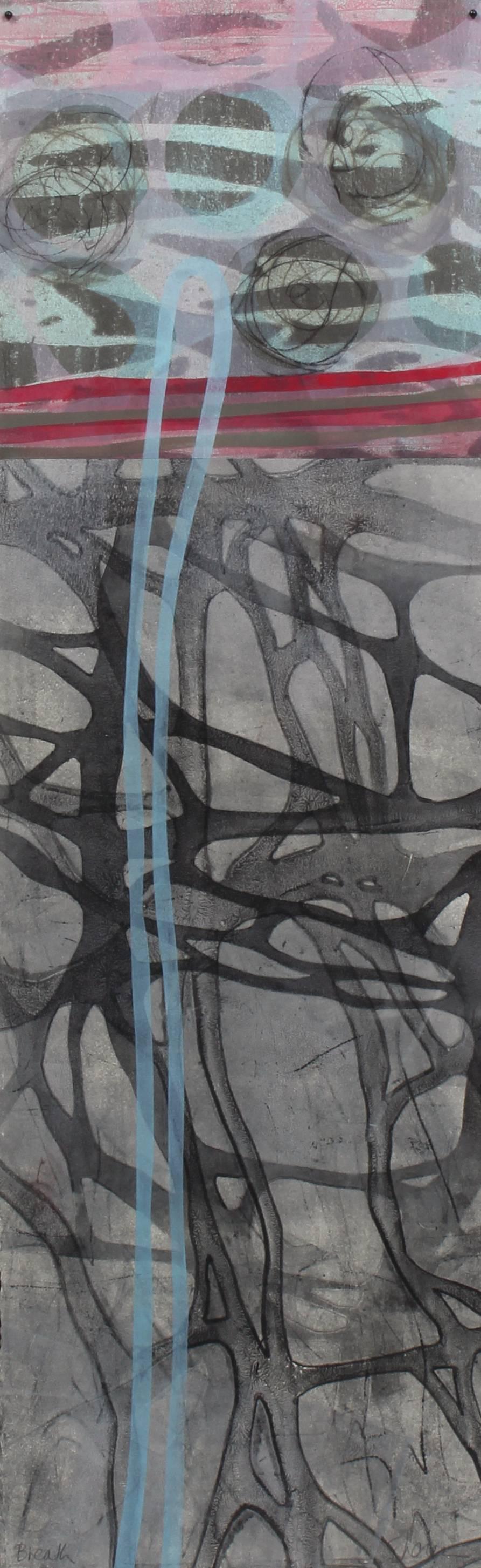 Kathleen Sherin Abstract Print - Breathe