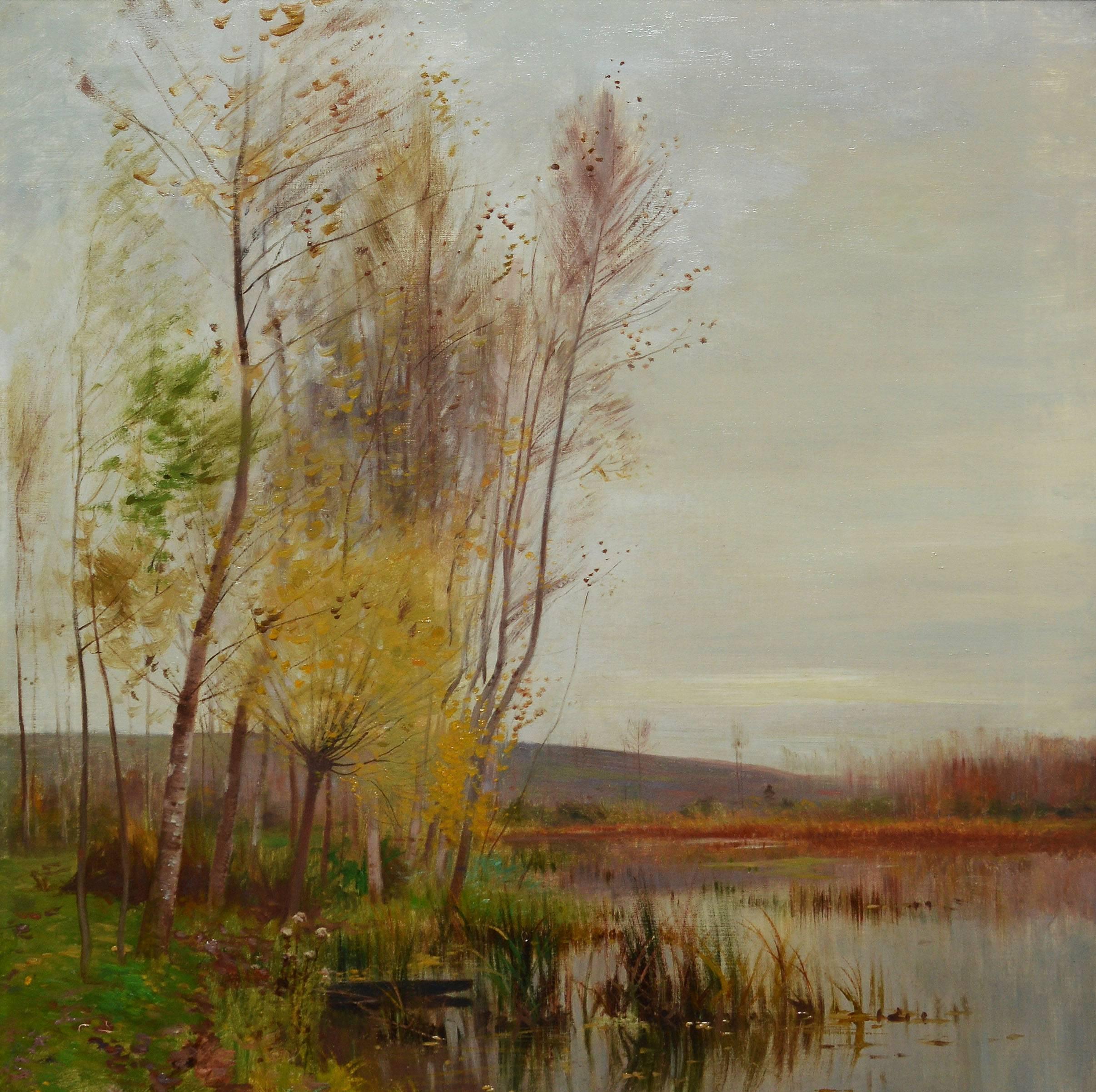 Impressionist Fall Landscape by Ernest Parton 4