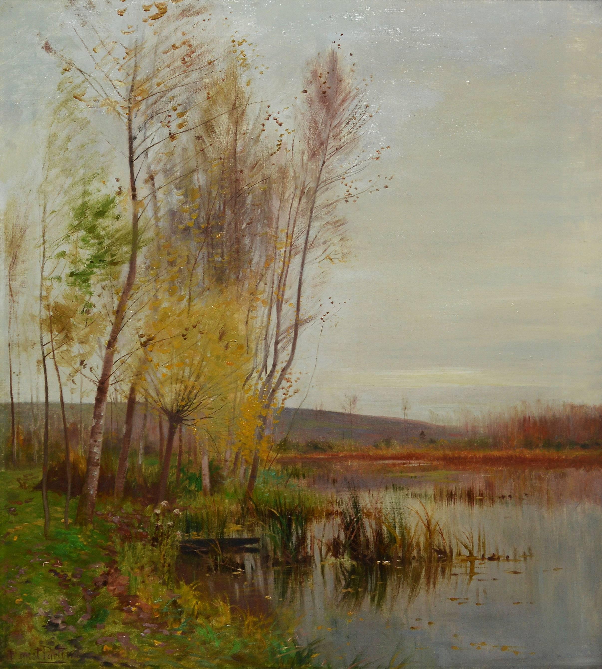 Impressionist Fall Landscape by Ernest Parton 2