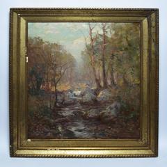 Impressionist Fall Landscape by Hal Robinson