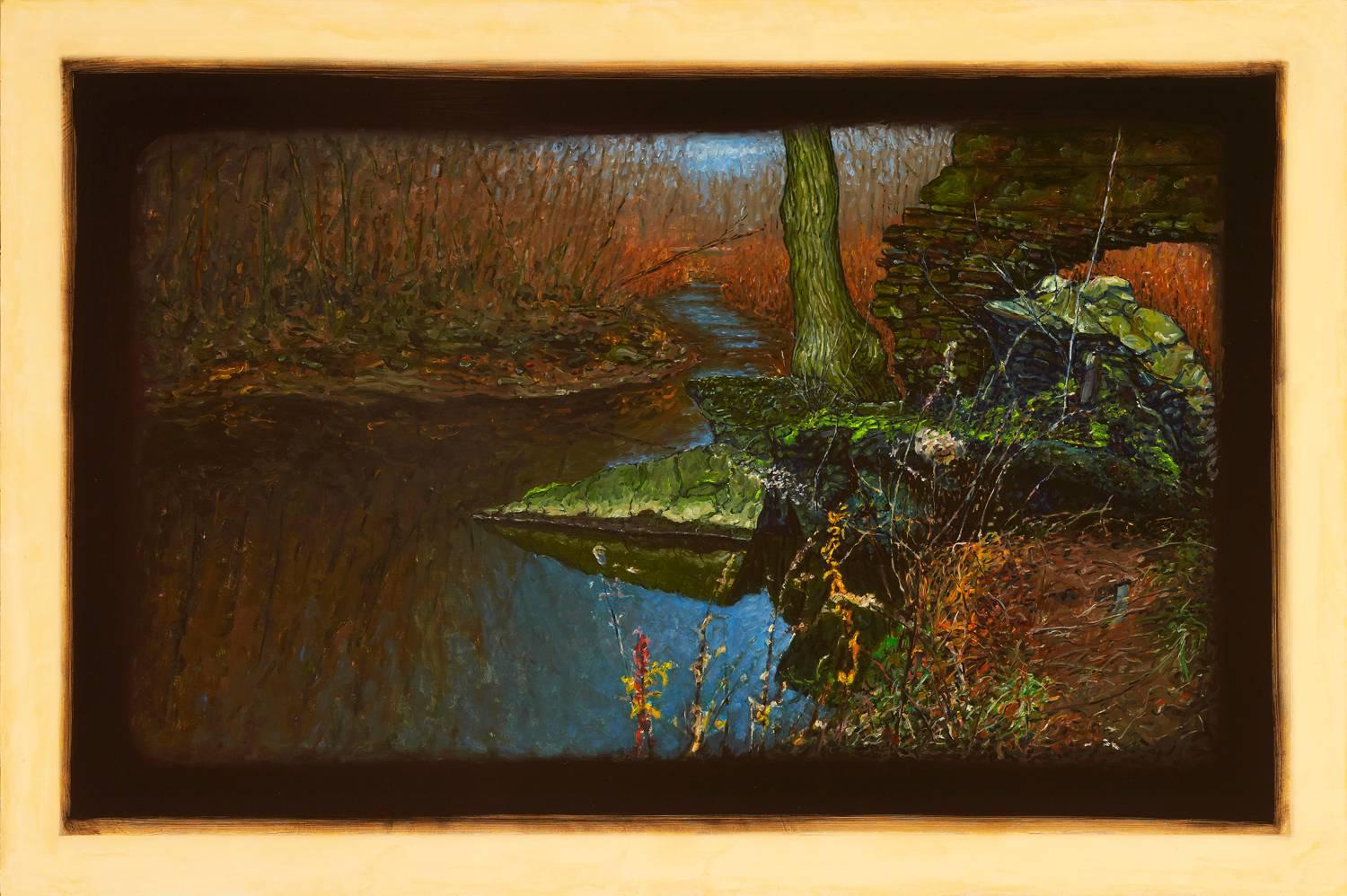 Alberto Rey Landscape Painting - Four Mile Creek