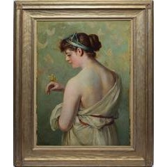 Classical Portrait with Butterflies by Walter Satterlee 10