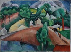 Paris School Modernist Landscape by Henri Hayden