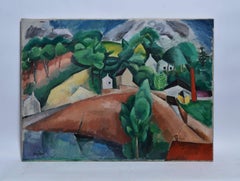 Paris School Modernist Landscape by Henri Hayden