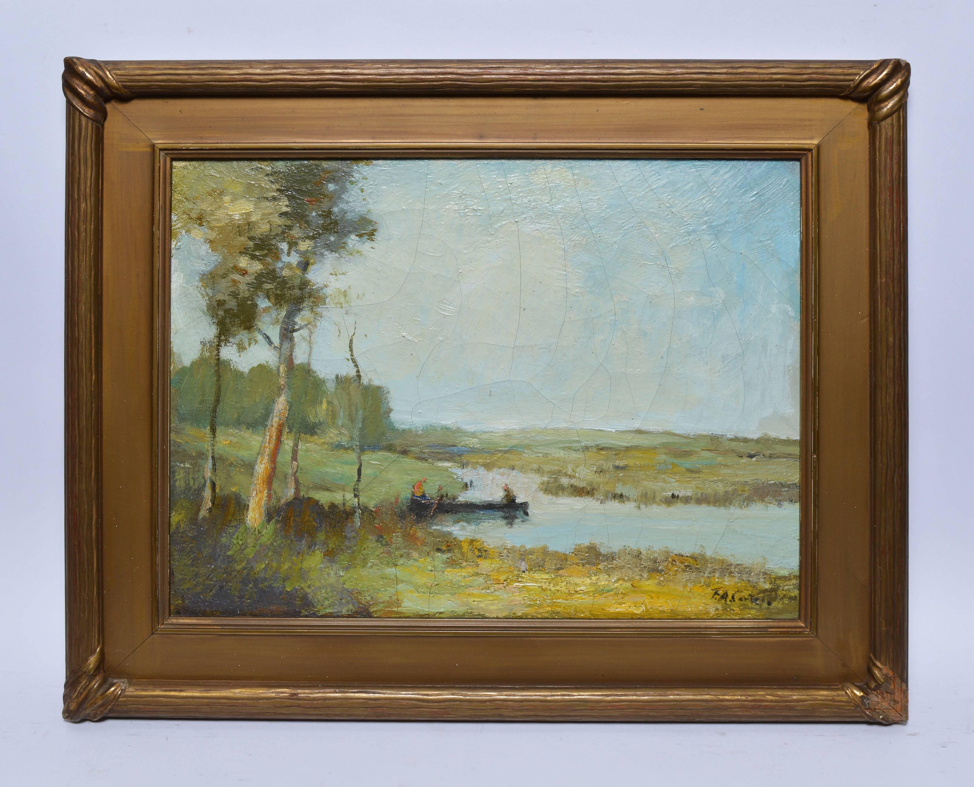 Summer on the Lake - Painting by Fernando Carter