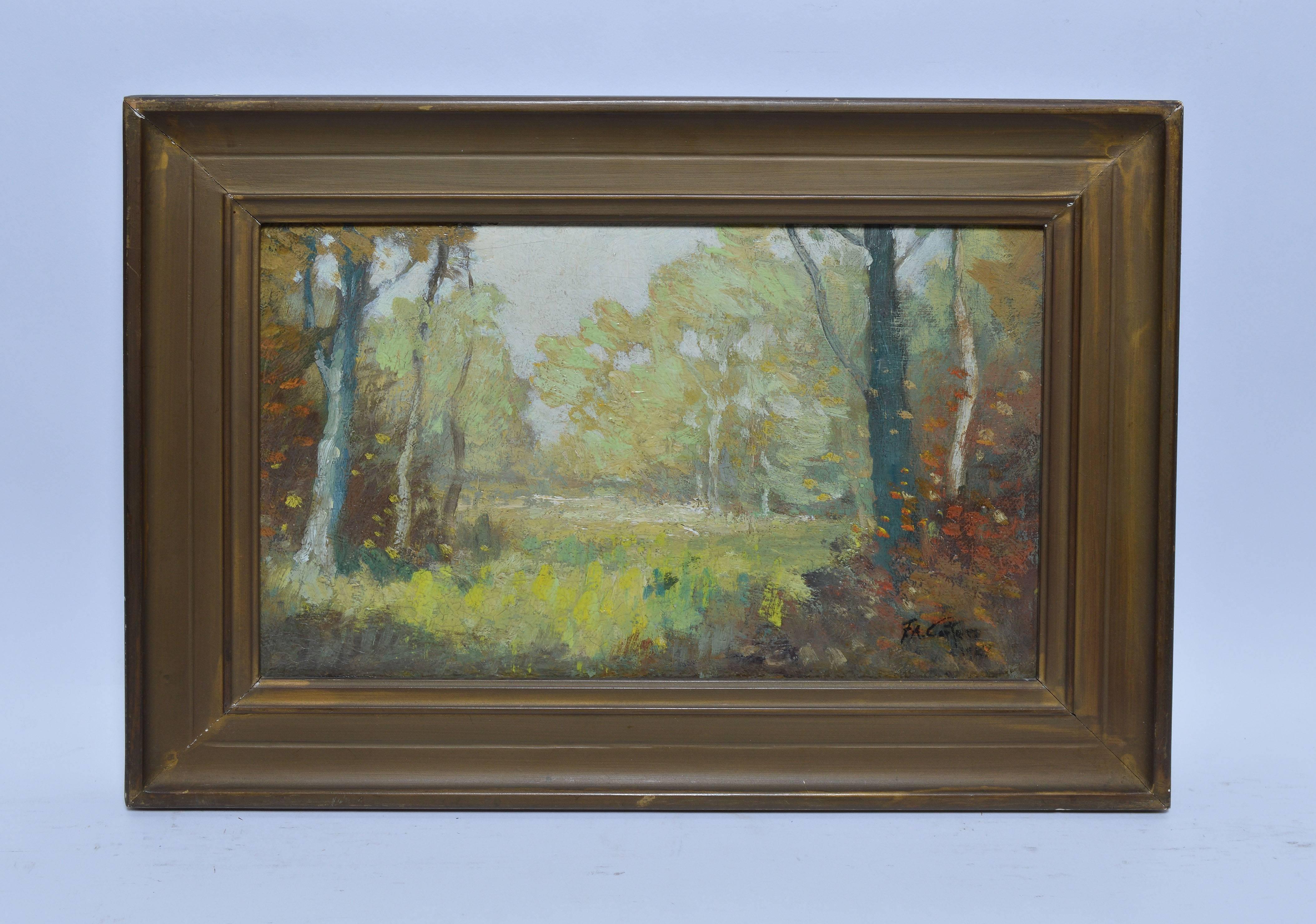 Forest Clearing - Painting by Fernando Carter