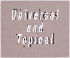 Universal et thématique/intemporel et typique