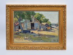 Impressionist Landscape near the Coast