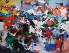 Large Abstract Expressionist Composition