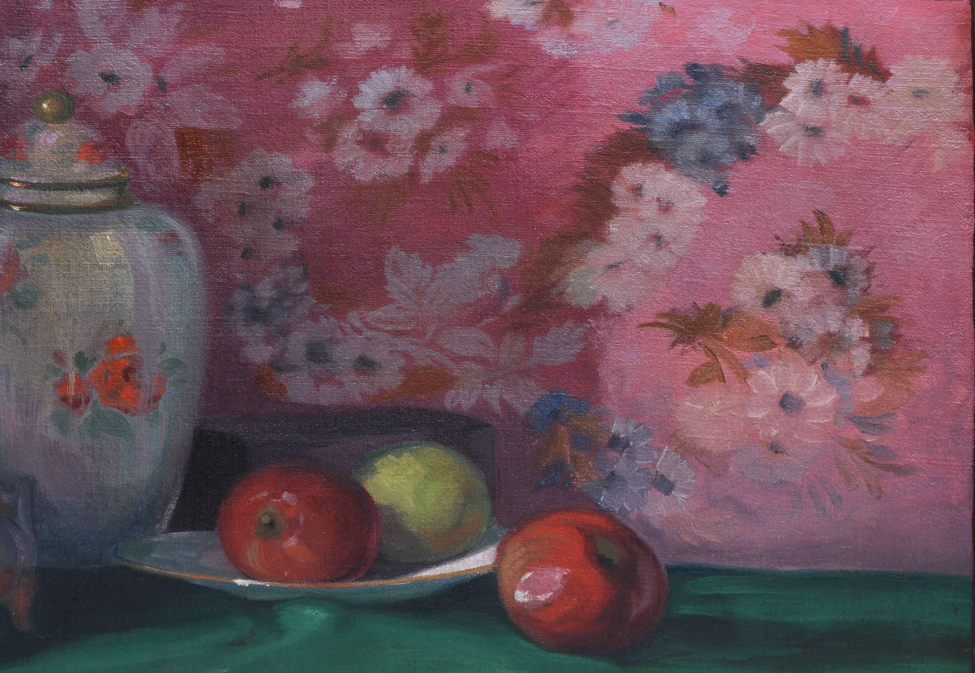 Impressionist Fruit Still Life with Apples 1