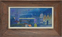 Fauvist Cityscape at Night by Etoile
