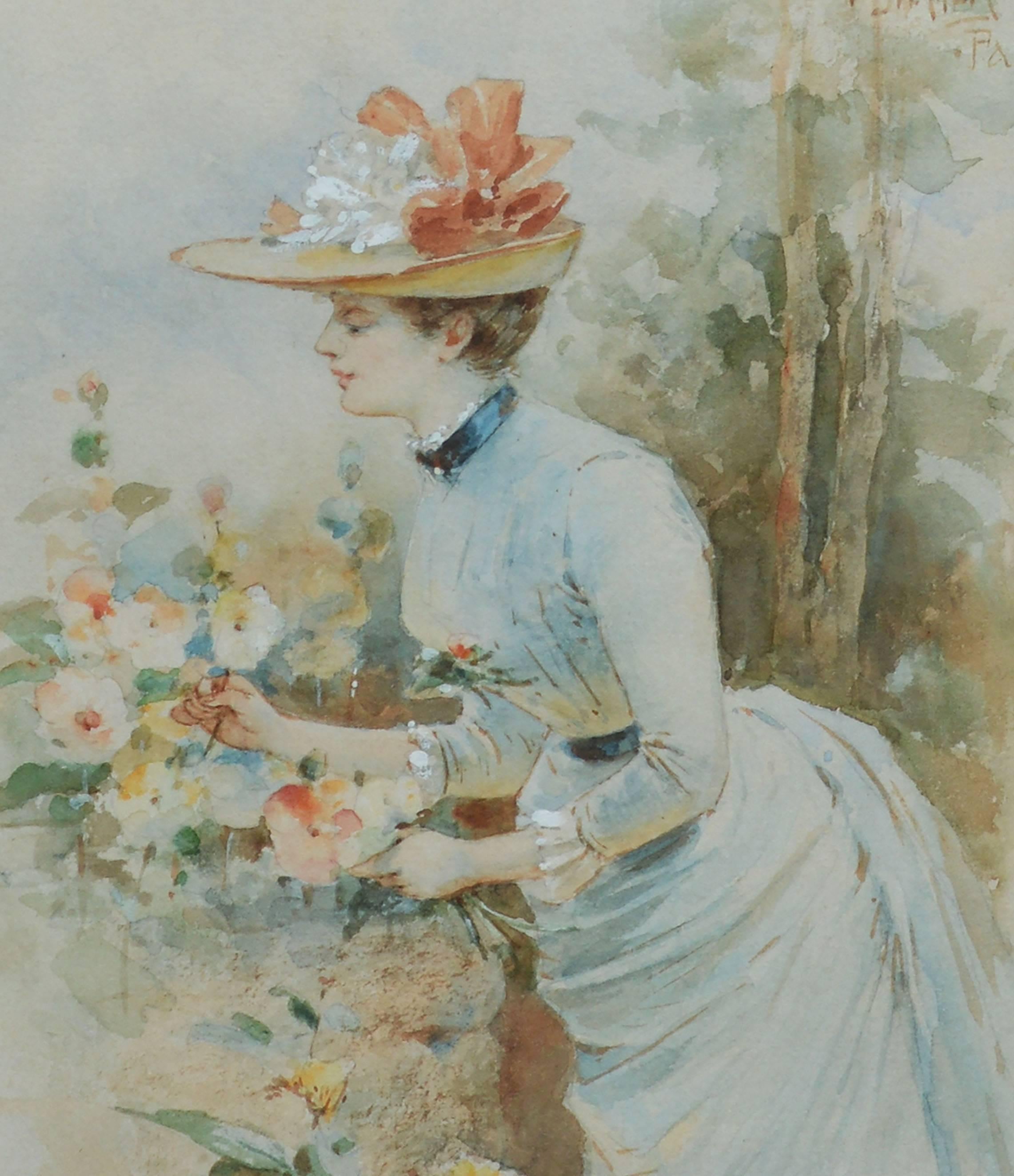Picking Flowers by William Stecher 1