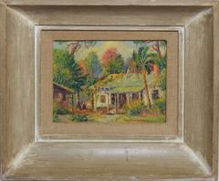 Antique Old Florida Landscape by Clifford Warner
