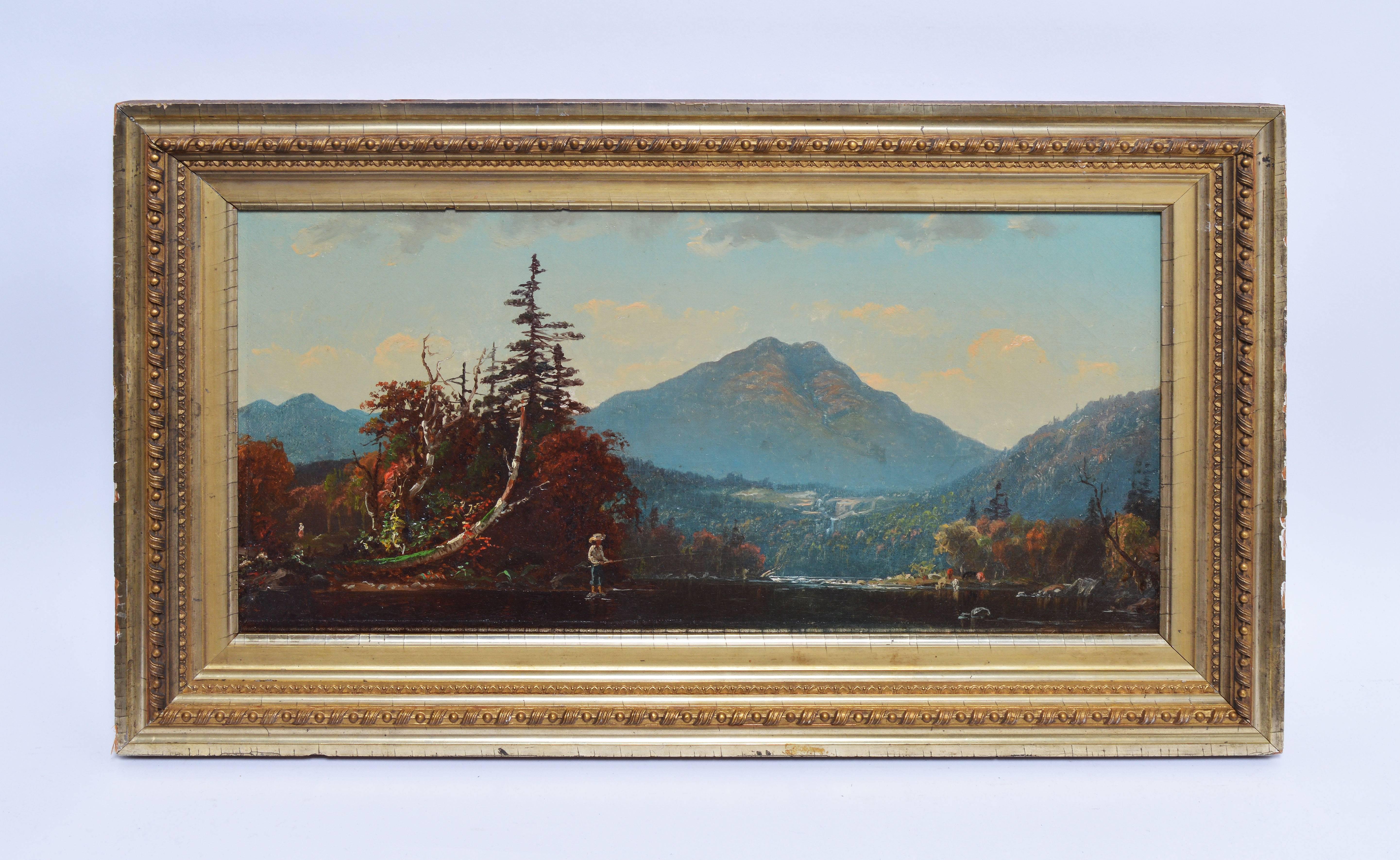 Fall Landscape by John J Enneking - Painting by John Joseph Enneking