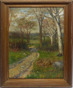 American School Impressionist Landscape 