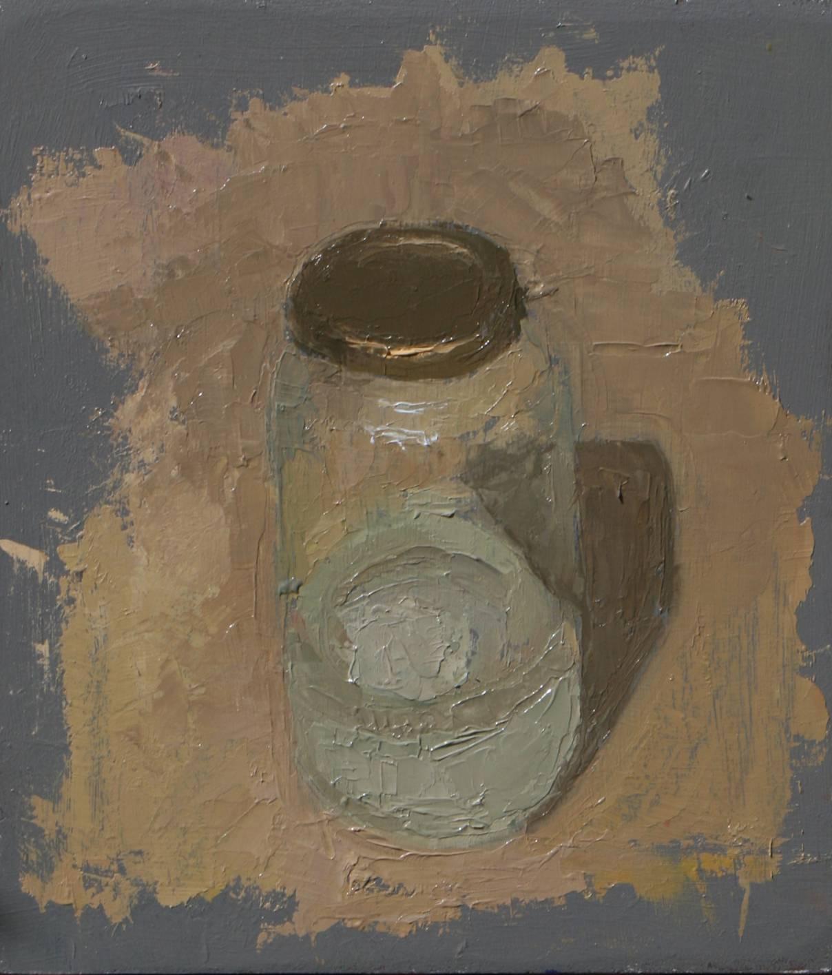 Raymond Bonilla Still-Life Painting - Jar of Medium