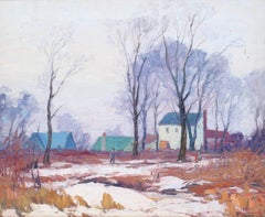 La campagna di Long Island in inverno