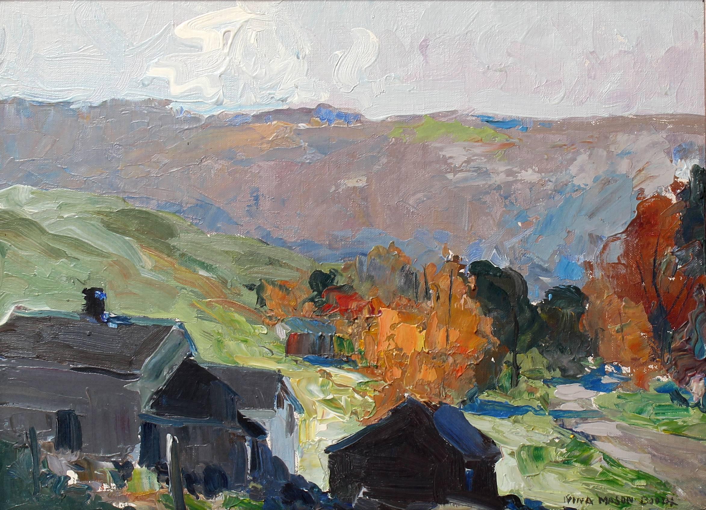 Nina Mason Booth Landscape Painting - Fall Landscape