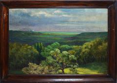 Large Impressionist Panoramic Landscape by McCord