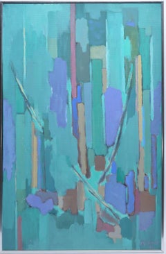 Abstraction in Green and Blues
