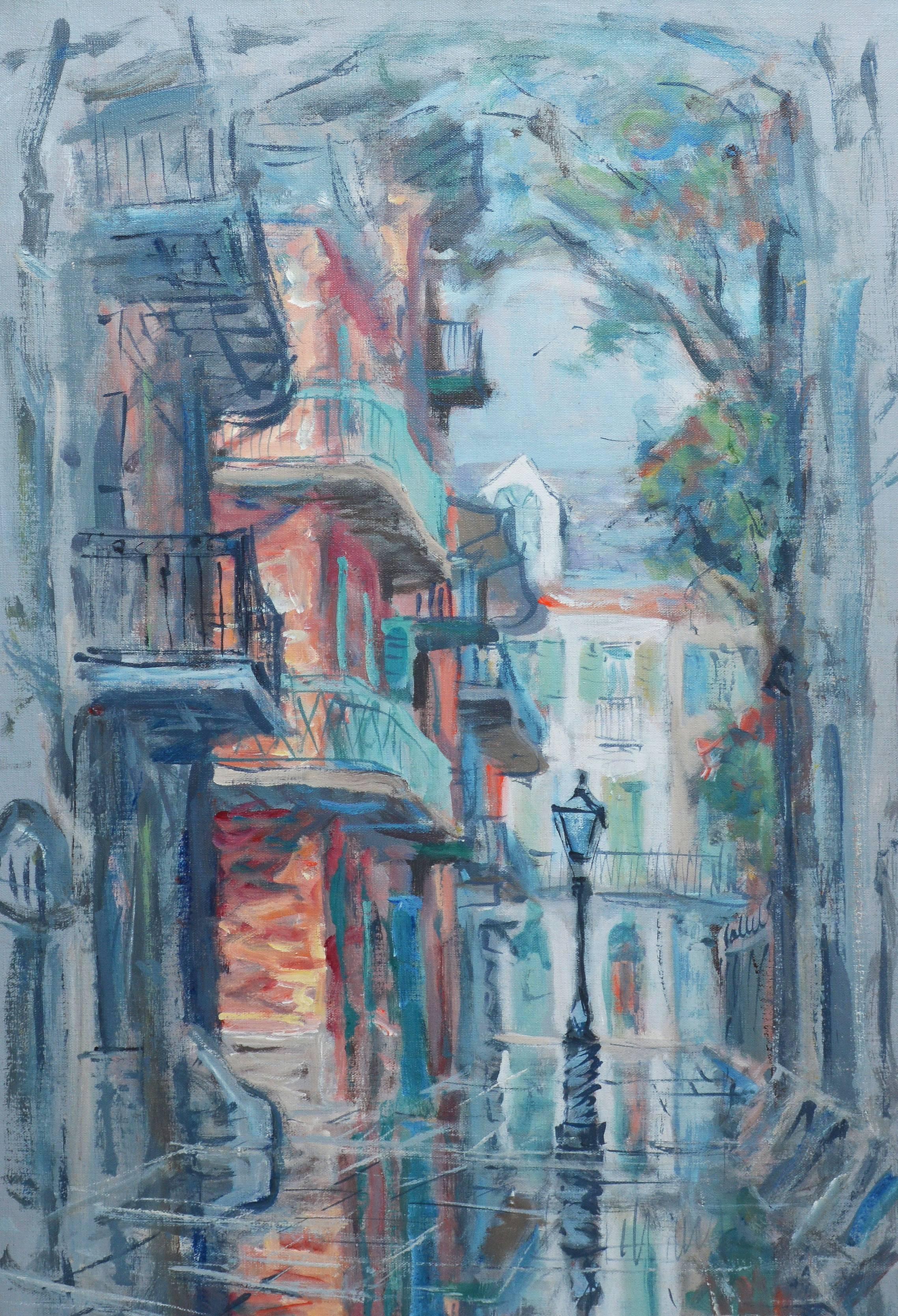 Rainy Day in the French Quarter, New Orleans Louisiana by Richard Hoffman 1