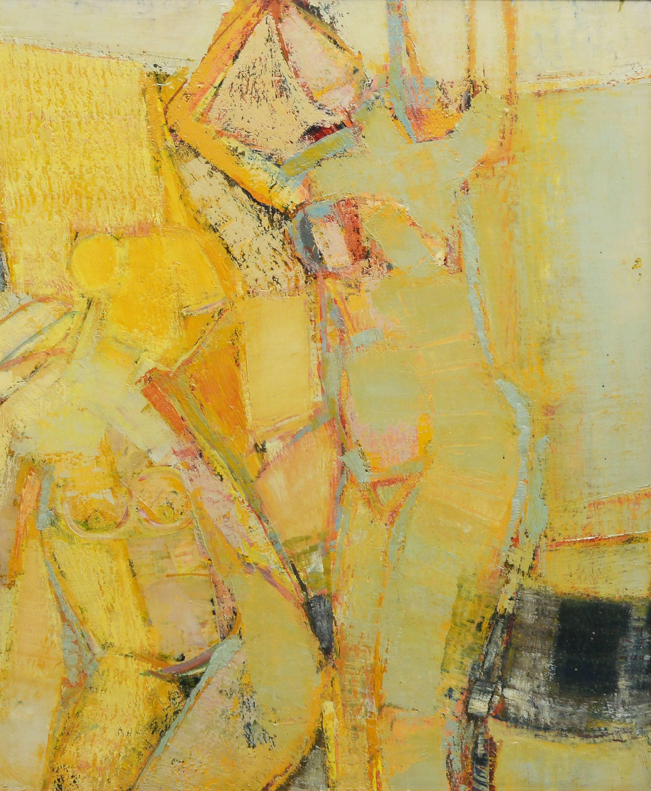 Femmes Au Salon, Abstracted Nude Composition by Gabriel Godard 3