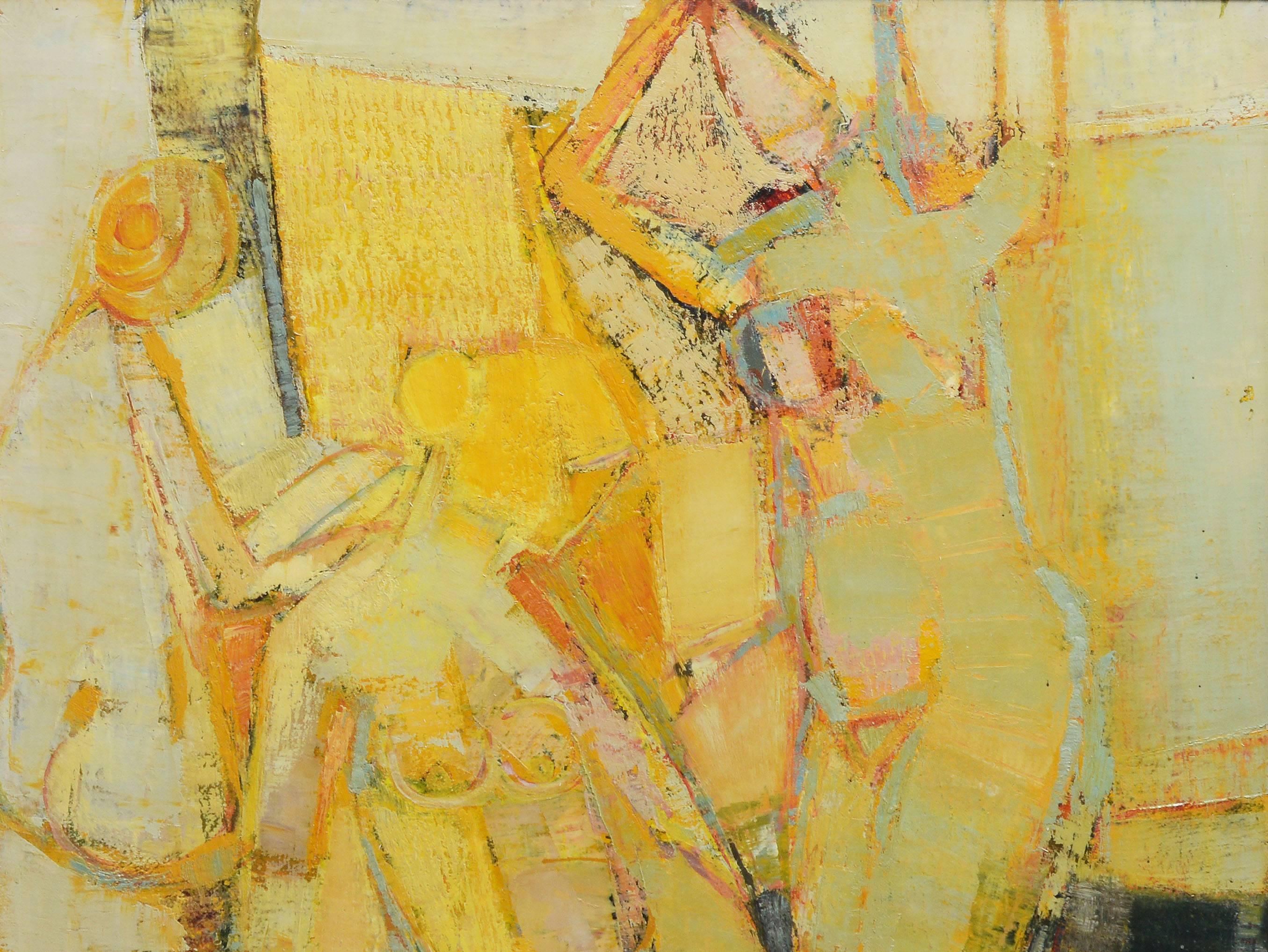 Femmes Au Salon, Abstracted Nude Composition by Gabriel Godard 5