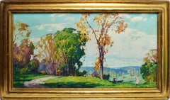 The Open Road, Impressionist Landscape by Edward Grigware