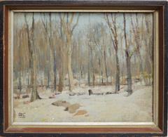Winter Forest Landscape by Robert Amick