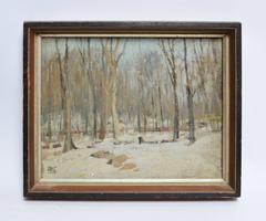 Winter Forest Landscape by Robert Amick