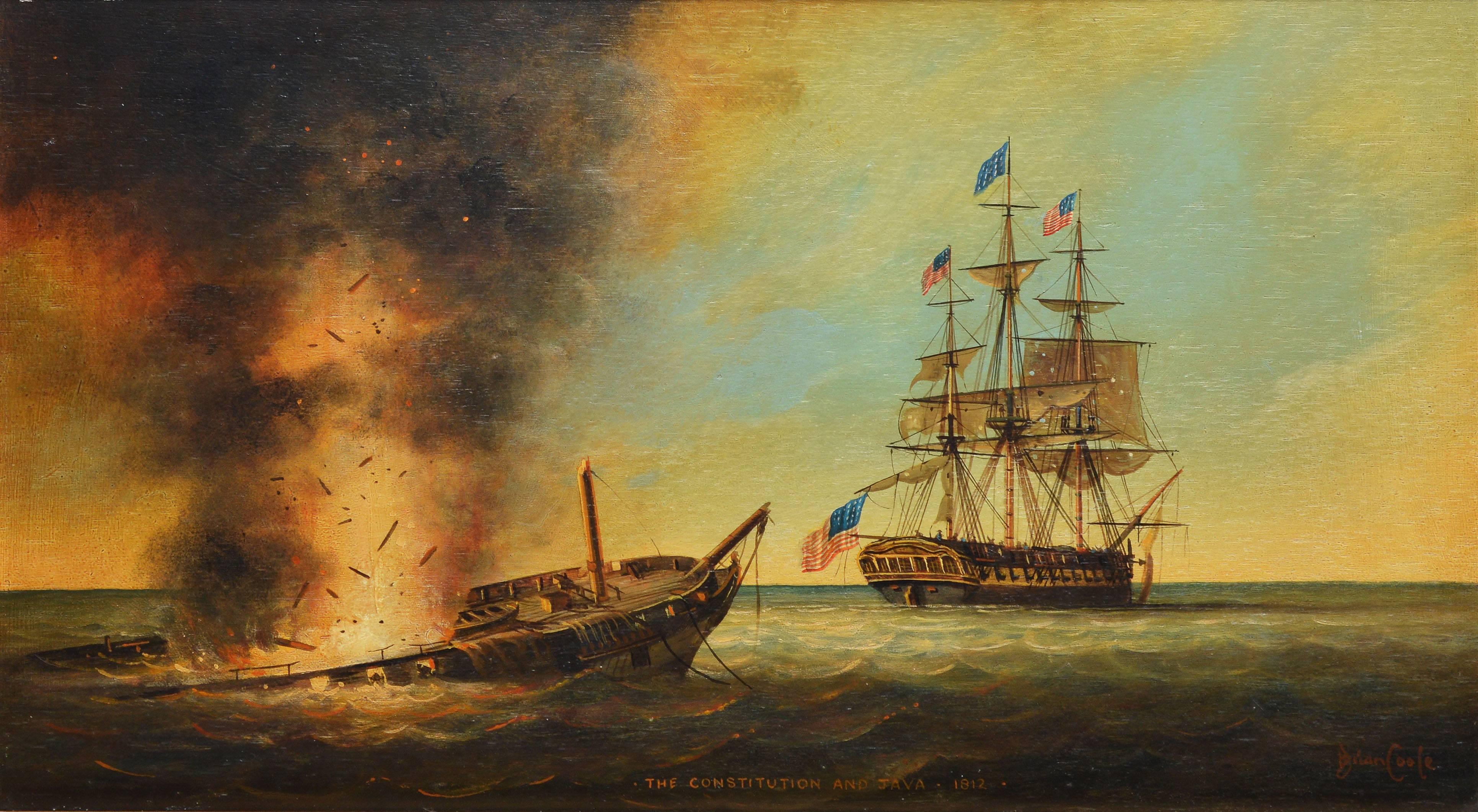 naval battle paintings