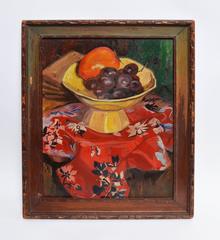 Modernist Fruit Still Life by Saul Raskin