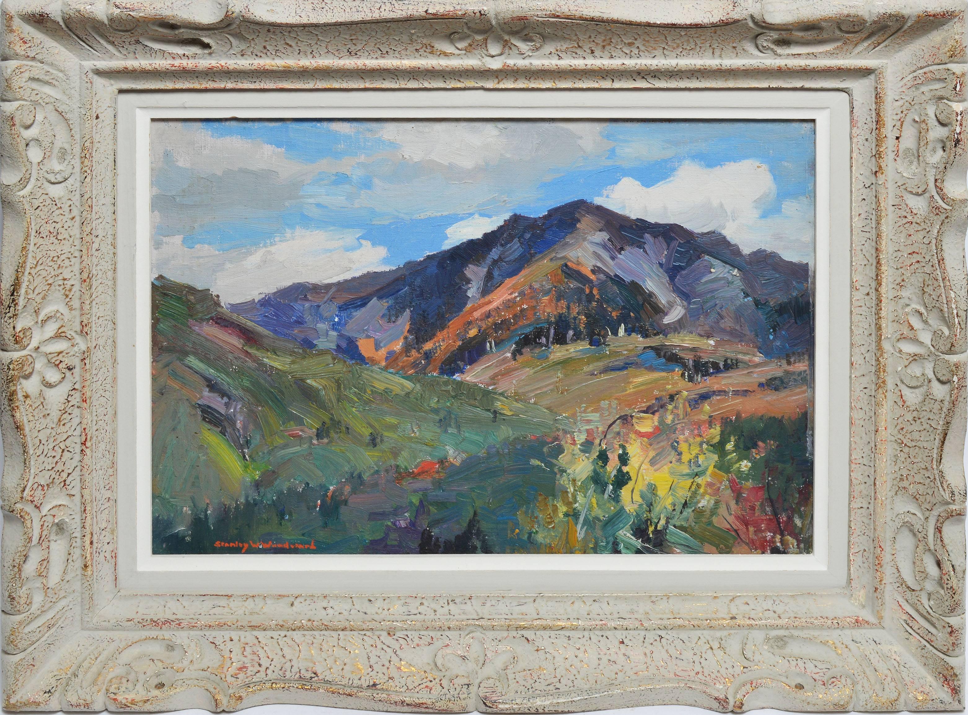 Stanley Wingate Woodward Landscape Painting - The Mountainside by Stanley Woodward