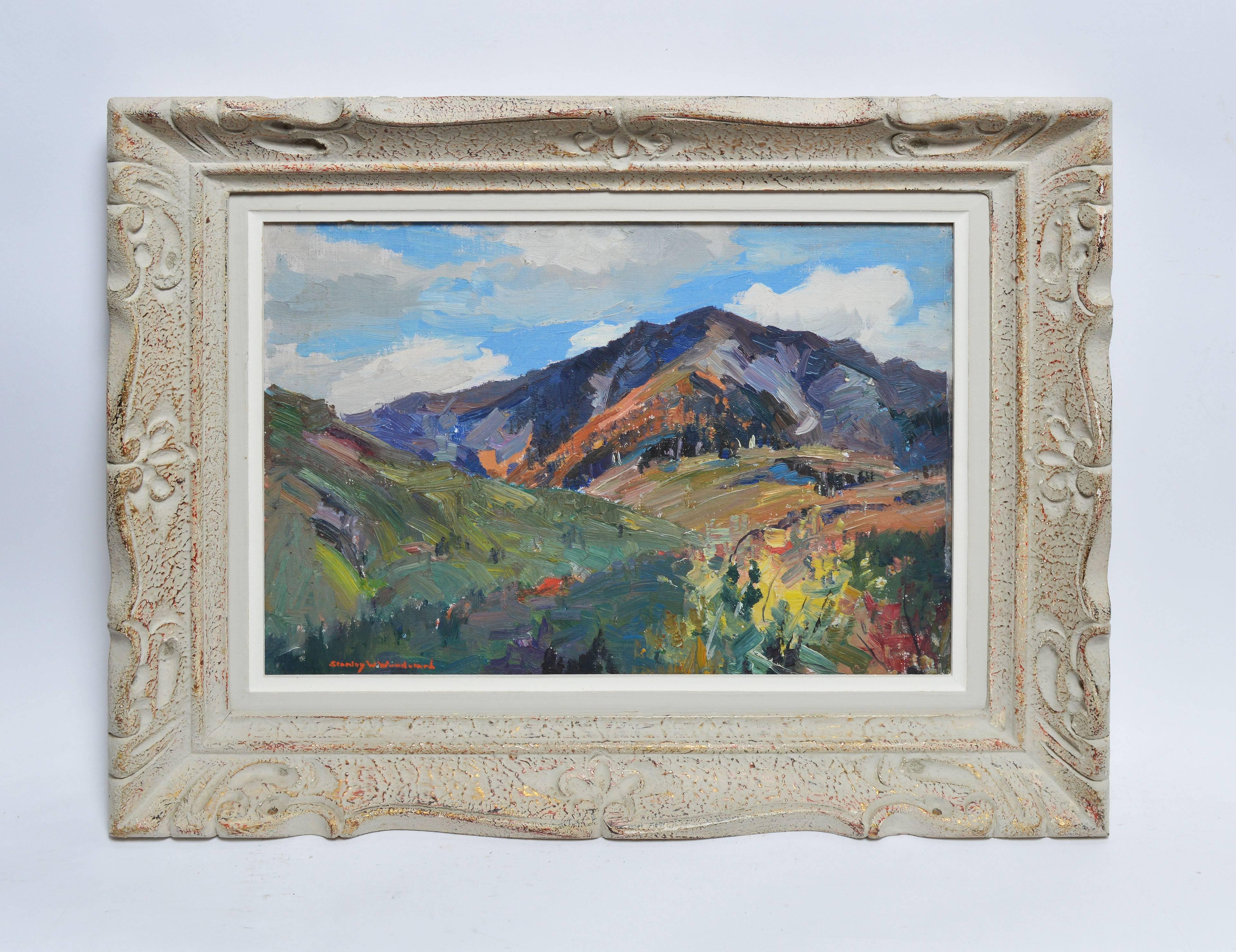 The Mountainside by Stanley Woodward - Painting by Stanley Wingate Woodward