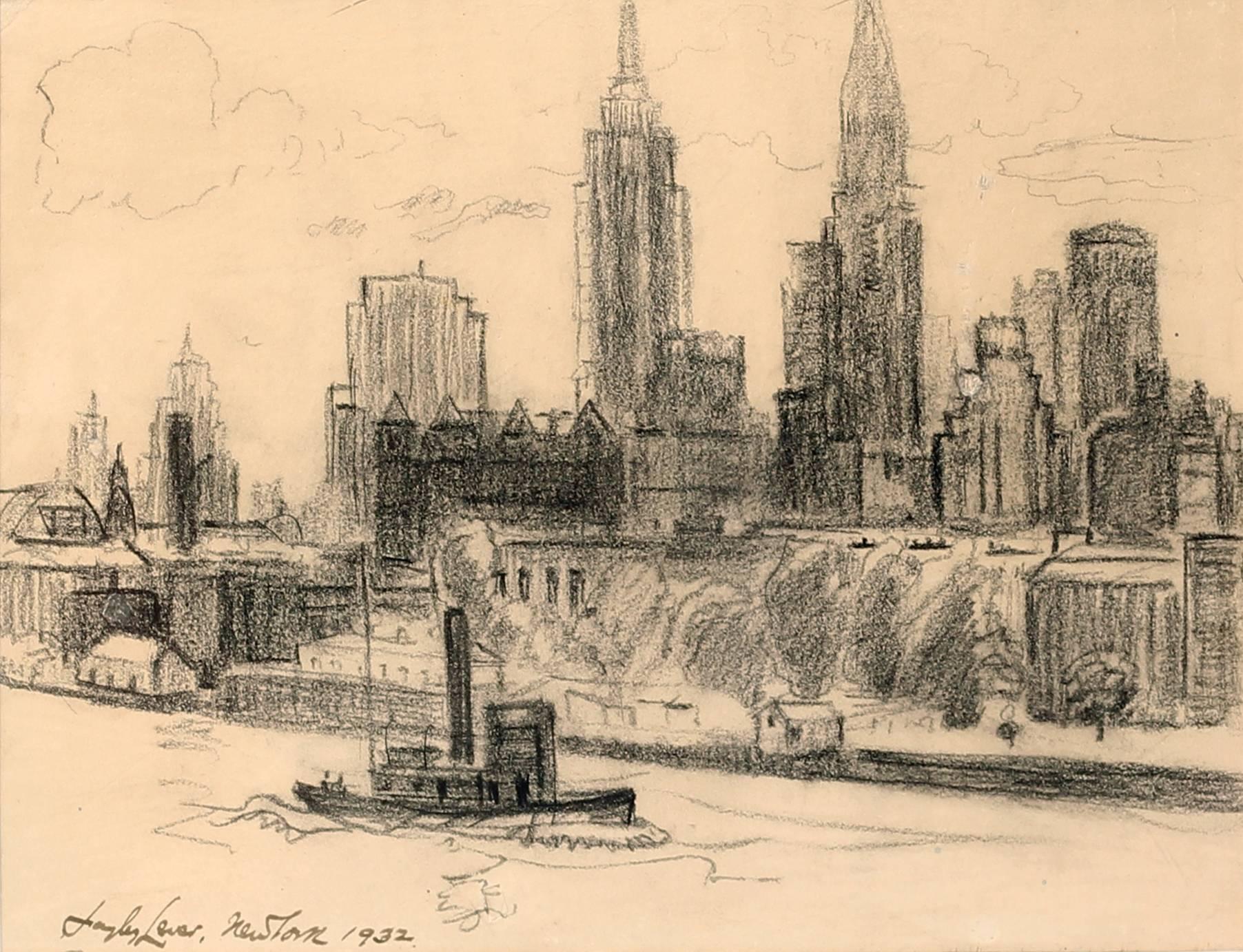 Hayley Lever Landscape Art - New York City Skyline 1932