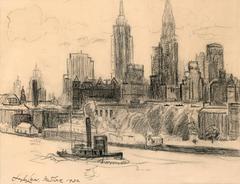 New York City Skyline 1932