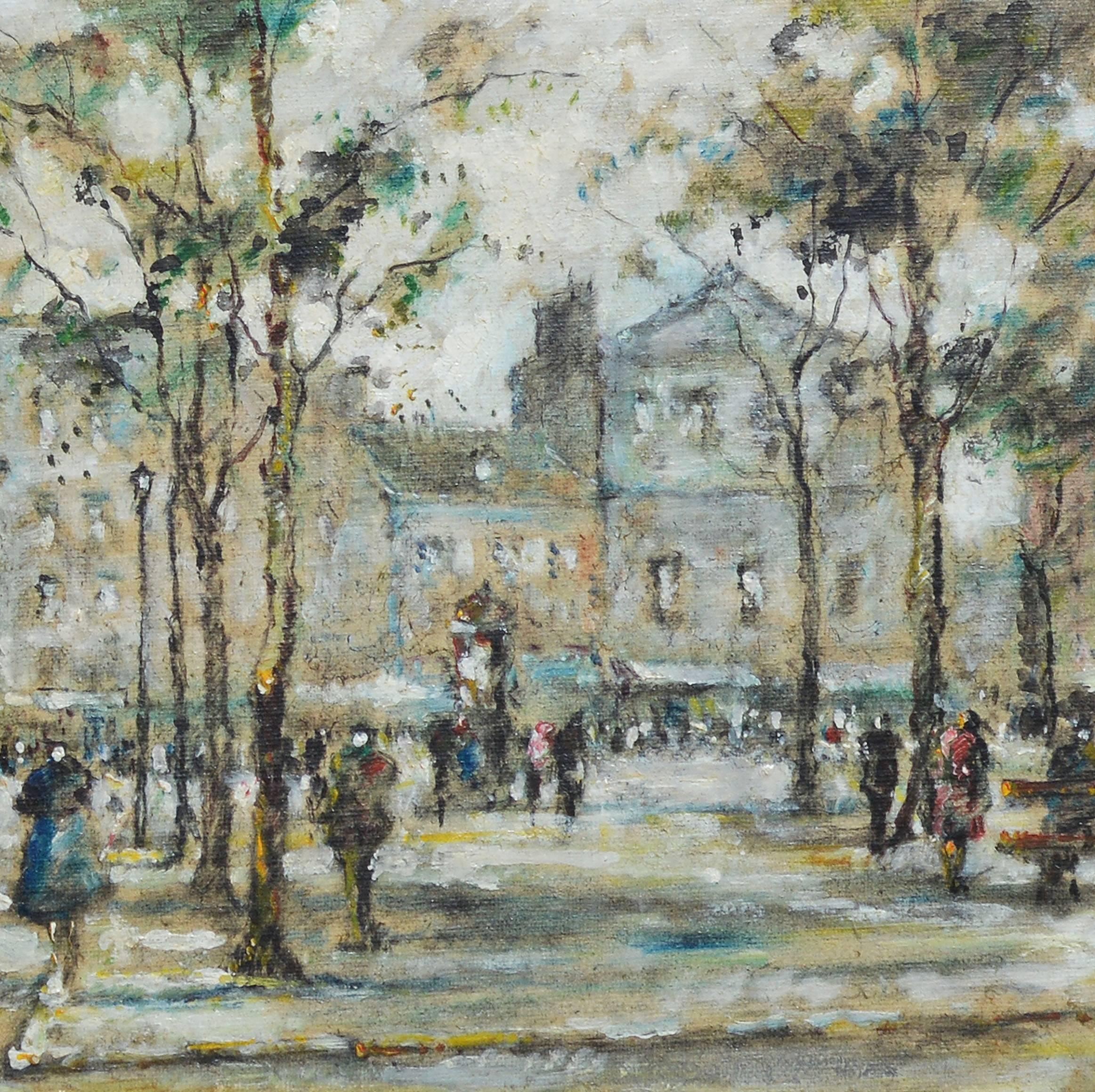 Paris School Impressionist Street View 1
