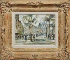 Paris School Impressionist Street View