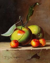 Still Life with Apples and Cherries