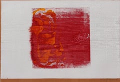 Mid Century Modern Abstract Woodblock Print