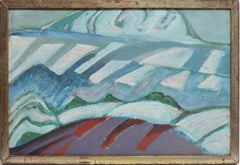 Modernist Abstract Canadian Winter Landscape Modernist Abstract Canadian Winter Landscape