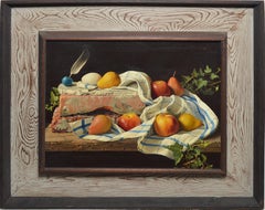 Trompe L'Oeil Fruit Still Life by Lodewijk Bruckman
