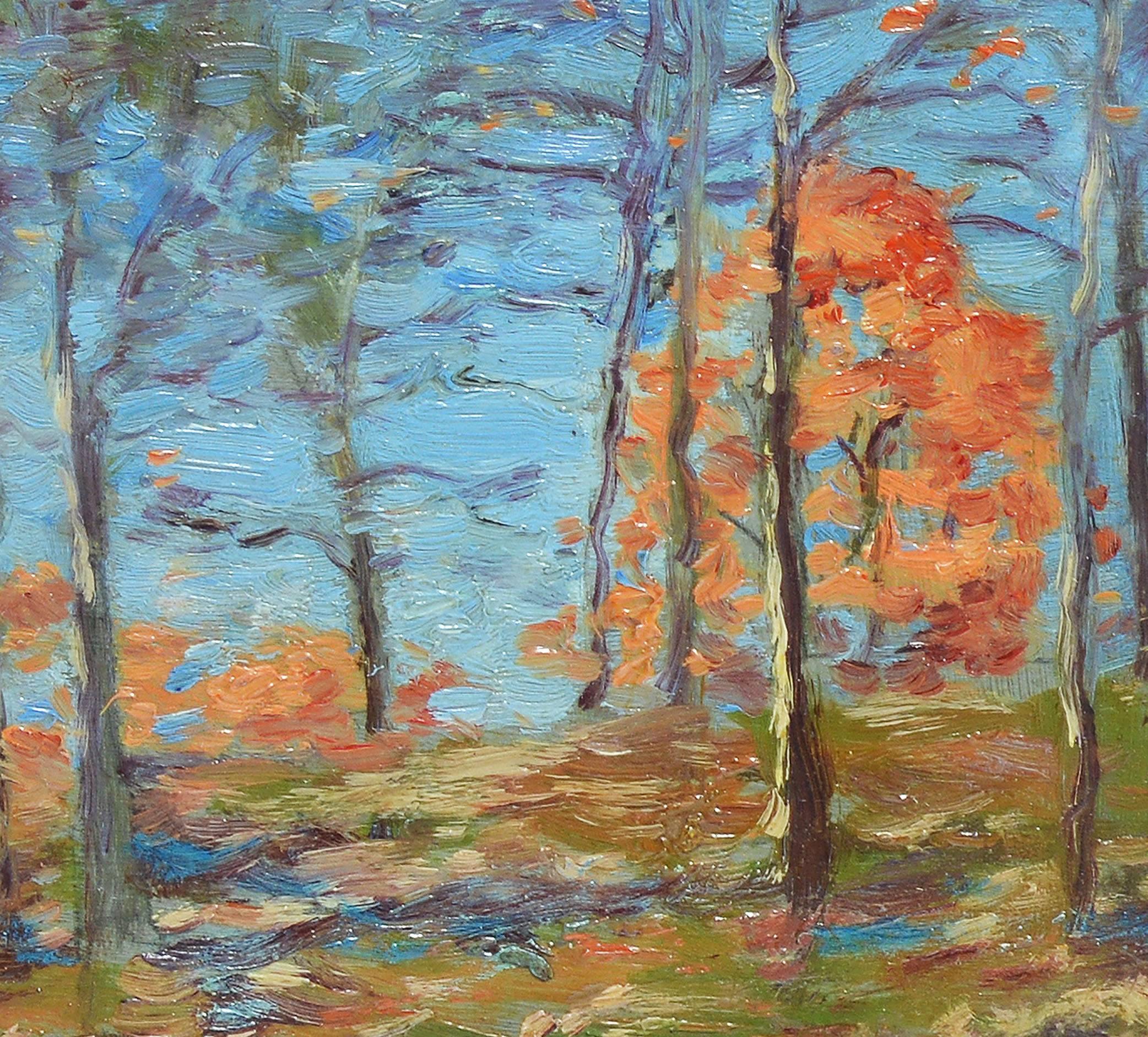 Fall Forest Landscape by Louise Kamp 1