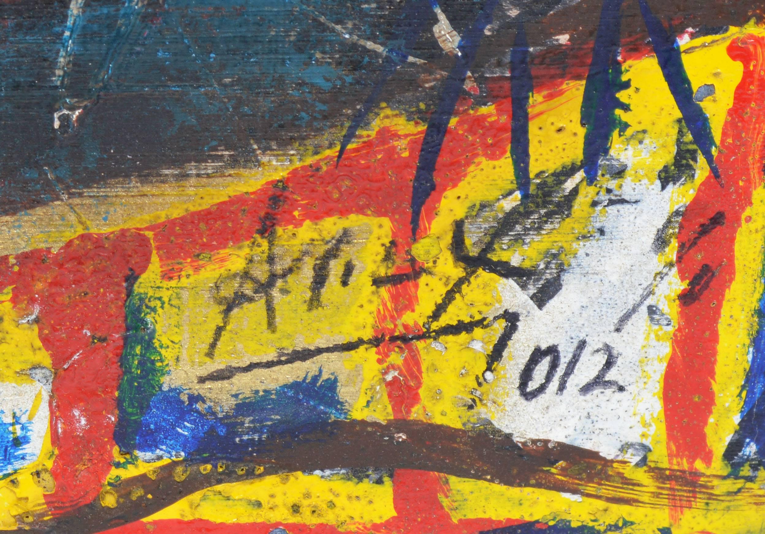 Mexican Modernist Abstract by Alejandro Santiago 2