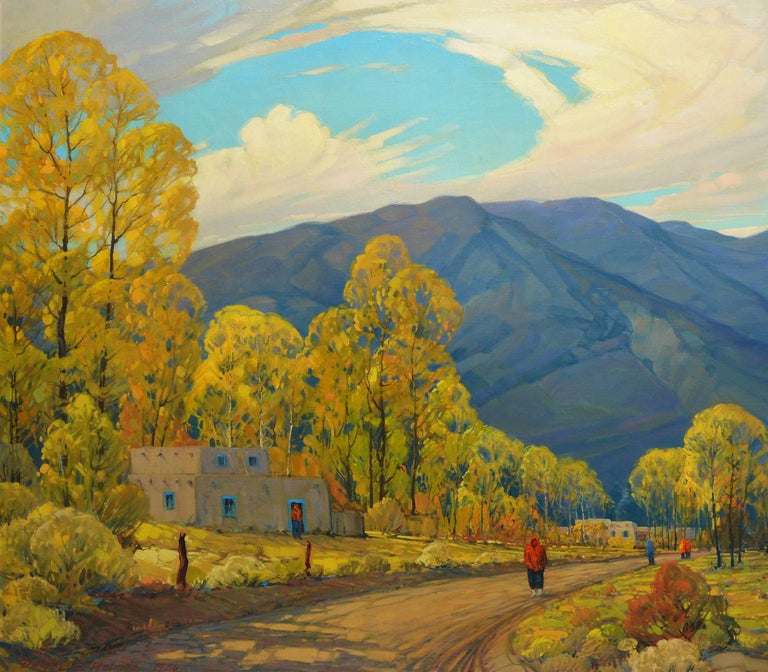 Dwight Holmes Large Southwestern Landscape by Dwight Holmes at 1stDibs